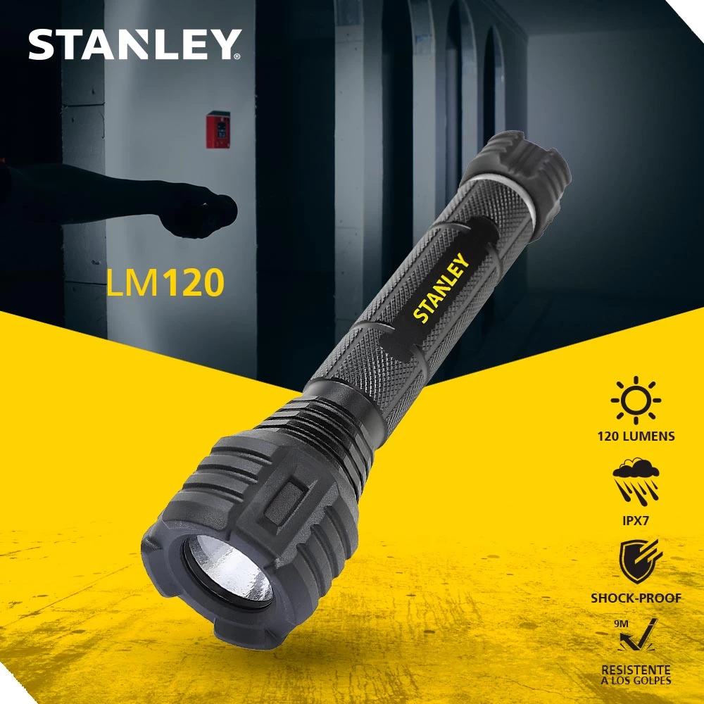 linterna-led-stanley-indestructible-120-lumens-aluminio-goma