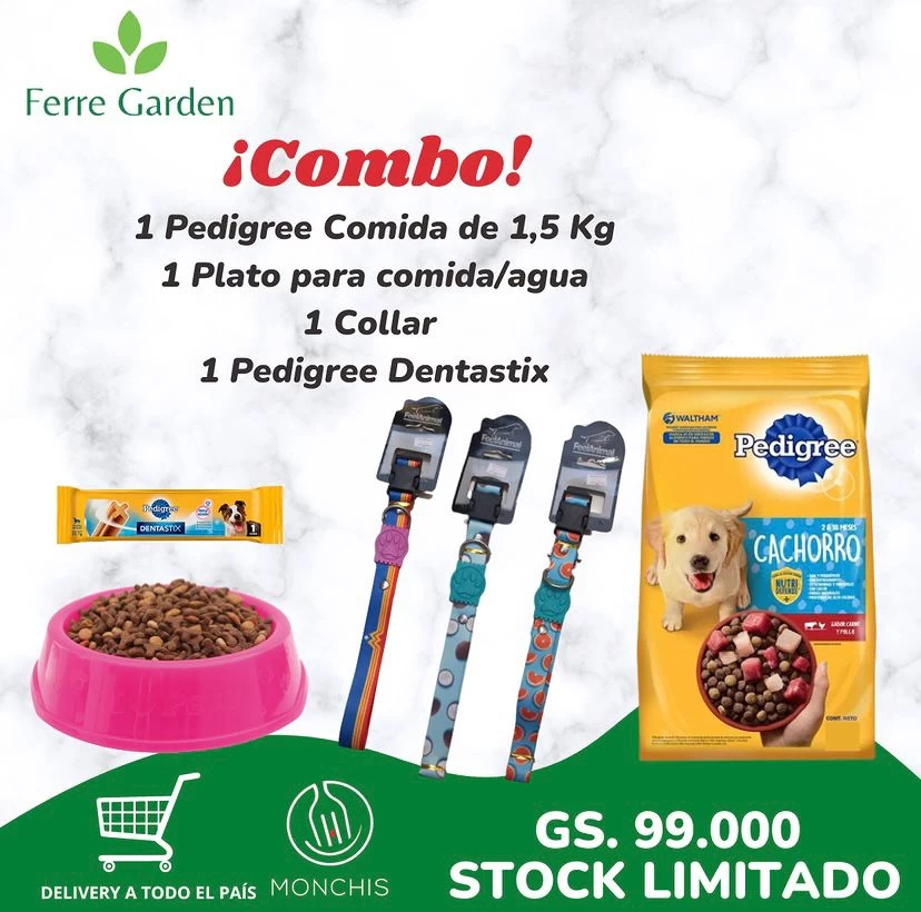 combo-pedigree-comida-de-15kg-plato-para-comidaagua-pedigree-dentastix